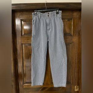 Paper bag waist jeans